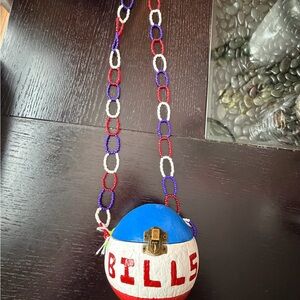 Colorful Beaded Chain Bag